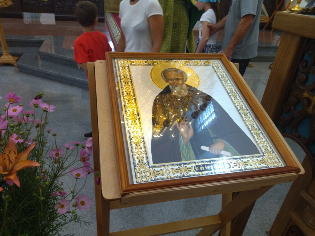 День памяти Преподобного Сергия Радонежского в Благовещенском соборе г.Гагарин