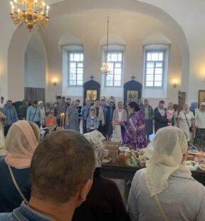 Медовый спас в Благовещенском соборе.